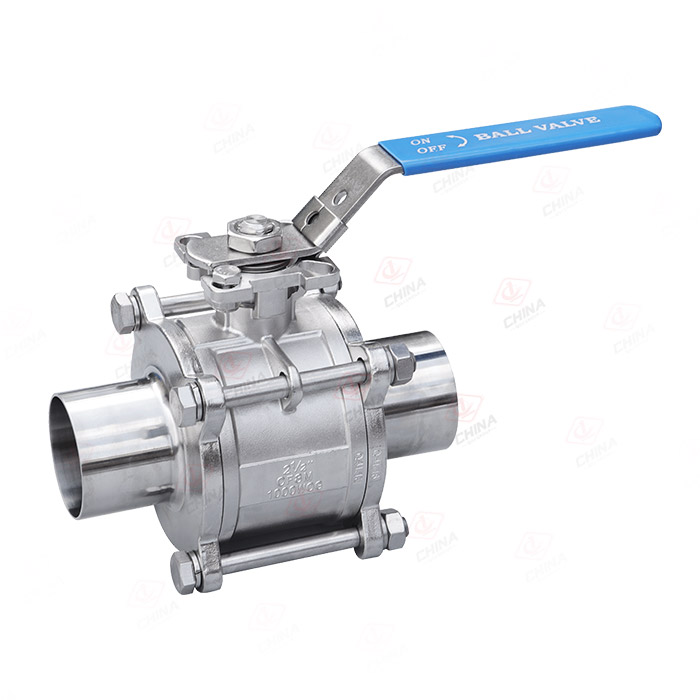 三片式焊接球阀