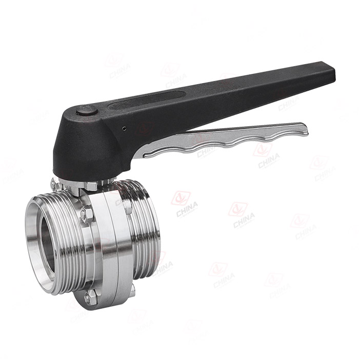 鸭嘴式外螺纹蝶阀