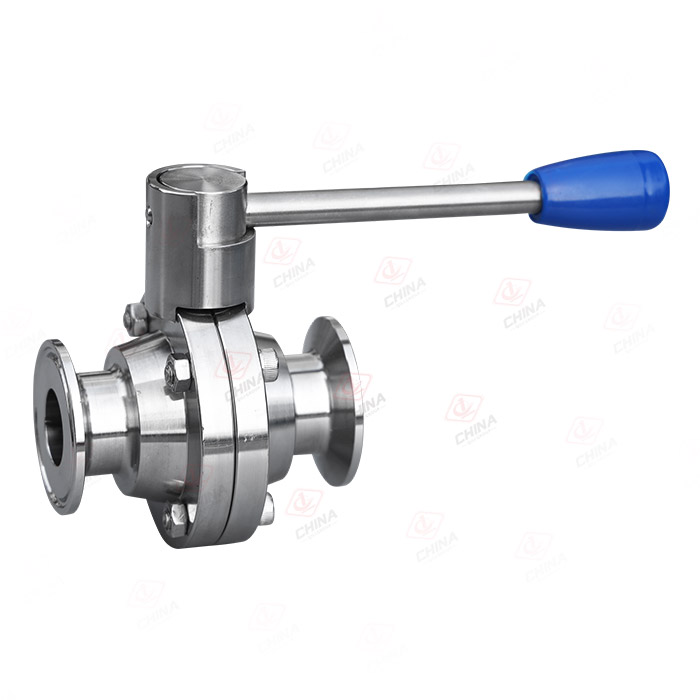 手动快装/焊接蝶形球阀